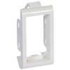 MOSAIC Uchwyt do wąskich ścianek 1 moduł biały do nr. ref. 080010 080290 LEGRAND