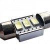 Żarówka sam. 3 LED SMD 12V ( radiator ) biała C5W