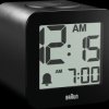 BC25BP Quartz digital alarm clock with optional voice announcement, bla
