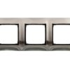 Simon 54 Premium Ramka potrójna metalowa inox DR3/61