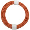 Donau 105-7 Jumper Wire 1x0.20mm² Orange 10m Rigid Plastic Insulated