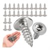 Wkręt podkładkowy 1,7x5mm - Blachowkręt x100 szt Płaska główka PWA1.7X5X5