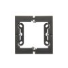 Simon 54 Premium Puszka natynkowa poj. składana do ramek Simon 54 PREMIUM gł. 40mm (1 szt. DSC/= 2 elementy) czarny mat DSC/49