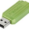 Pamięć USB firmy Verbatim PinStripe32 GB Eukaliptus, zielony