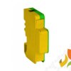 Blok rozdzielczy modułowy 1-biegunowy 1x35 mm2 TH35 żółto-zielony ELP-LBR60Az-g 84326009 SIMET