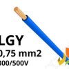 Przewód LGY 0,75 mm2 niebieski (300/500V) jednożyłowy linka H05V-K (krążki 100m) 5907702816593 ELEKTROKABEL
