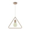 Lampa Wisząca Vt-7321 E27 Max. 60W Trójkąt Złota 3837