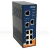 IES-3080, Switch przemysłowy zarządzalny, DIN, 8x 10/100 RJ-45, O/Open-Ring <10ms