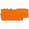 WAGO 2002-1692 1mm End & Internal Plate for 2002 Series 2-cond Fuse Block Orange