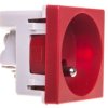 Simon Connect Gniazdo K45 pojedyncze z/u 16A IP20 czerwone K02/