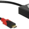 Delock USB 2.0 adapter [1x złącze męskie USB-C - 1x złącze żeńskie VGA] 62994 0.2 m