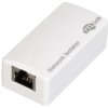 Network isolator, compliant with EN 62368-1, white, RJ45 socket to RJ45 socket, straight, Cat 6A, 1502-1-I