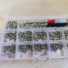 530 pcs M2, M2.5, M3 Standard Flat Screws, Bolts and Nuts Kit