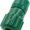 RG-207 GN Gniazdo laboratoryjne (aparatowe) 4mm, izolowane, przyłącze M4, 16A, zielone, RG207GN