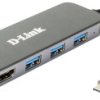 Koncentrator USB-C 5 w 1 D-Link DUB-2333 z funkcją Power Delivery