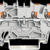 2201-1301 3-conductor through terminal block , 1.5 mm², gray