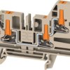 Through terminal block, push-in connection, 4.0 mm², 32 A, 8 kV, dark beige, 2847720000