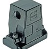 Grommet housing, size 6B, die-cast aluminum, M25, angled, screw locking, IP69/IPX9K/IP68/IP66, 19397060546