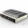 TE Connectivity Wtykowe złącze we/wyseria: zQSFP+/QSFP28 QSFPtyp: Zespół klatkityp: Lutowiel. portów: 4 2170790-3