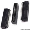 530843-3 Socket 2 x 18 Pin to PCB THT TYCO