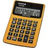 Olympia 4685 Lcd 1000P Desk Calculator Orange 12 Digit Solar And Battery Power