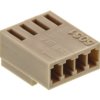 Obudowa złącza 4-pinowe -rzędowe raster: 2.5mm Molex Żeński Montaż na kablu KK Złącze PCB