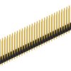 Pin header, 70 pole, pitch 2.54 mm, straight, black, 10055770