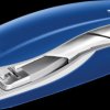 56030035 Stapler, soft-press flatbed stapler, up to 30 sheets, blue