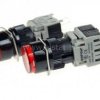 Przycisk stabilny LAS1-BY-11Z/R/12V czerw 16mm