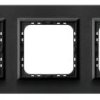 Sonata Ramka potrójna szczotkowany antracyt R-3RAC/64/25