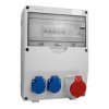 Rozdzielnica budowlana TD-S/FI 16A 2x230V skrzynka elektryczna Schuko Mennekes erbetka Doktorvolt DV-6718-D