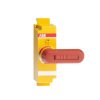 Uchwyt obrotowy do Przełącznik bezpieczników 100mm kolor Czerwony/żółty ABB OSVY
