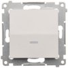 Łącznik pojedynczy SIMON 54 biały 10AX z podświetleniem LED Kontakt Simon DW1L.01/11