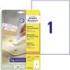 Avery-Zweckform L4735REV-25 Removable Universal Labels 210x297mm White 30 Sheets