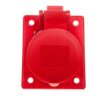 Gniazdo Tablicowe Skośne 16A 4P 400V /70X85/ Czerwone Ip44 Twist 414-6