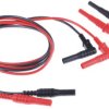Przewody pomiarowe długość przewodu 1.2m RS PRO kategoria CAT III, CAT IV 20A Zestaw izolowanych przewodów pomiarowych