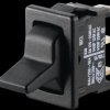 01813.1102-00 Toggle switch, 1-pin, changeover switch, black