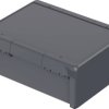 Bopla B 233012 PC-V0-7024 Bocube Gehäuse 96018564 Obudowa zewnętrzna 239 x 300 x 120 Poliwęglan V0 grafitowy szary (ral