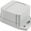 PC enclosure, (L x W x H) 65 x 65 x 42 mm, light gray (RAL 7035), IP68, 1555B2F22GY