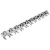 Sealey AK5989 Crow's Foot Open End Spanner Set 10pc 3/8"Sq Drive Metric