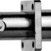 BNC flange socket 50 Ω, KX-21A, RG-178B/U, RG-196A/U, solder/clamp, straight, 100023367