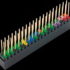 Raspberry Pi - GPIO header, 40-pin, RM 2.54, colour-coded
