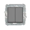 Mini Łącznik Pojedynczy Ze Schodowym (Wspólne Zasilanie) Szary Mat 27Mwp-10.1