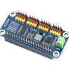 Waveshare Servo Driver HAT for Raspberry Pi, 16-Channel, 12-bit, I2C