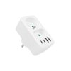 Rozgałęźnik elektryczny R-2 1gn. z.u.+ 1gn. b.u. + 2xUSB + 2xUSB-C biały / Lx9600