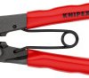 Nożyce do kabli Knipex długość 150 mm Prosty gr. cięcia: 3 mm Powlekane tworzywem sztucznym Aluminium o wysokiej