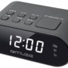 Radiobudzik Muse M-10 CR fale metrowe (VHF), FM funkcja budzika czarny