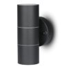 VT-7622 Kinkiet dwukierunkowy 2xGU10 obudowa: czarna IP44 7569 V-TAC