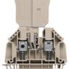 Disconnect/test-disconnect terminal block, screw connection, 0.5-4.0 mm², 6.3 A, 6 kV, dark beige, 7910330000