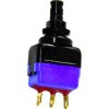 Pushbutton, 1 pole, black, unlit , 0.1 A/30 V, 6.5 mm, 13435AD2GX640